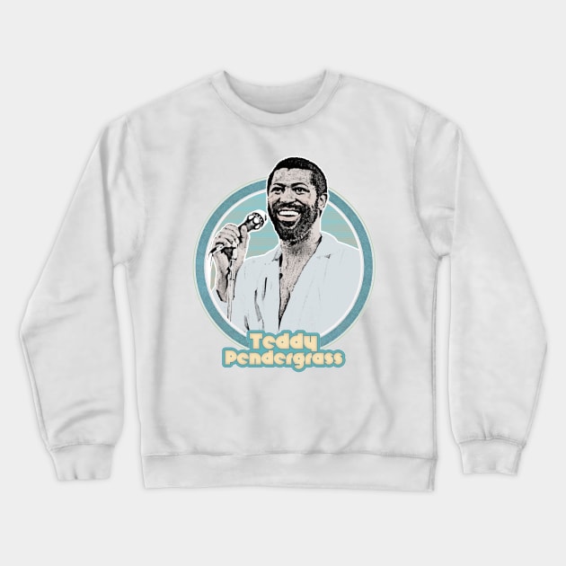 Teddy Pendergrass /// 80s Retro Soul Fan Design Crewneck Sweatshirt by DankFutura